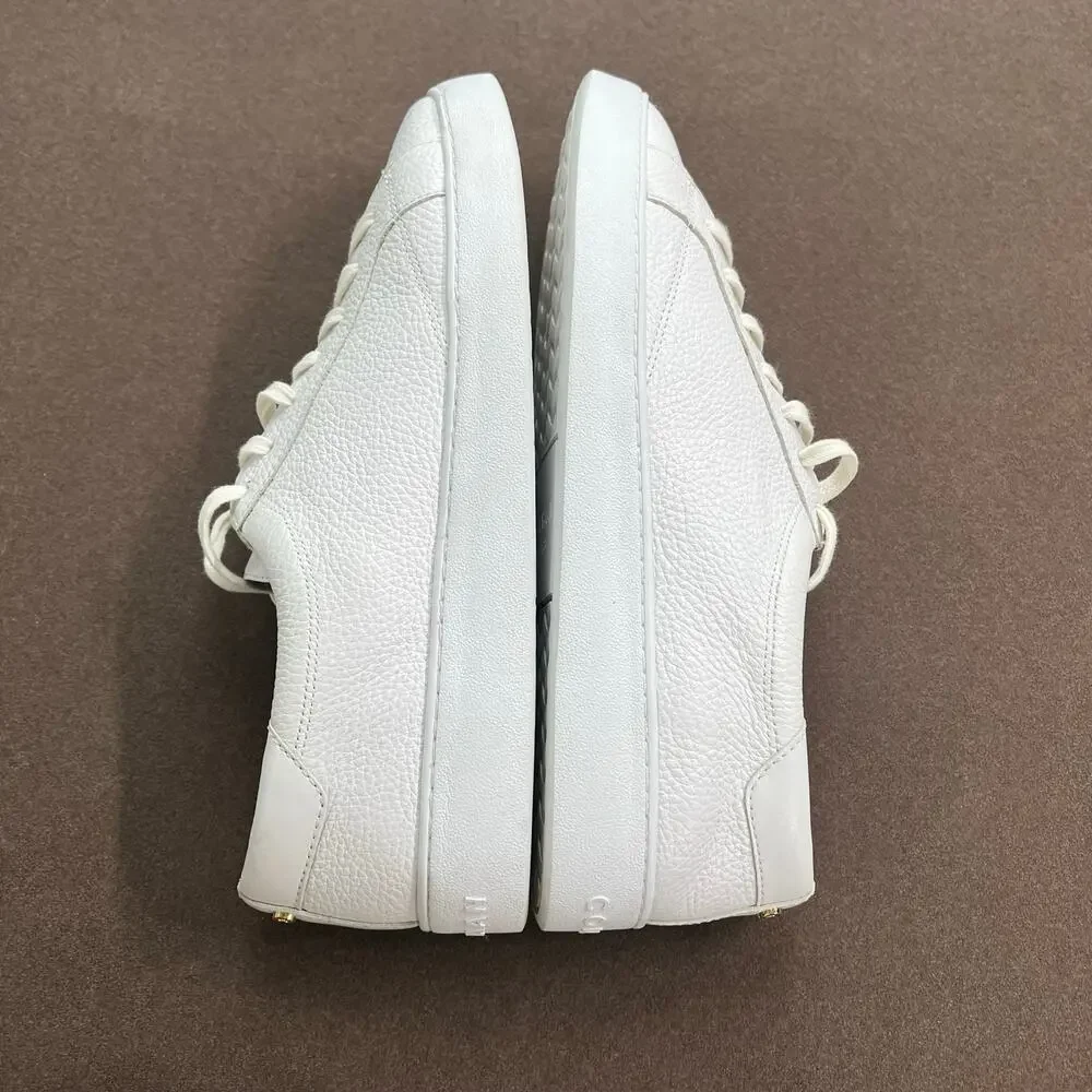 Cole Haan White Leather Low-Top Sneakers